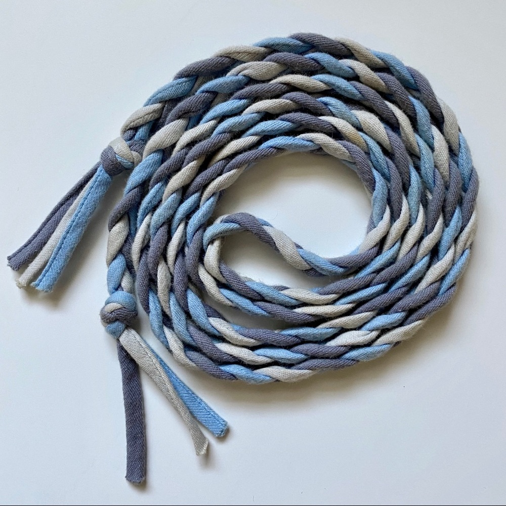 American Apparel Tricolor Braided Rope Belt